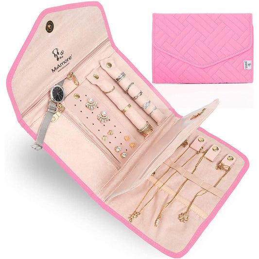 MyAmore' Jewelry Roll Travel Case