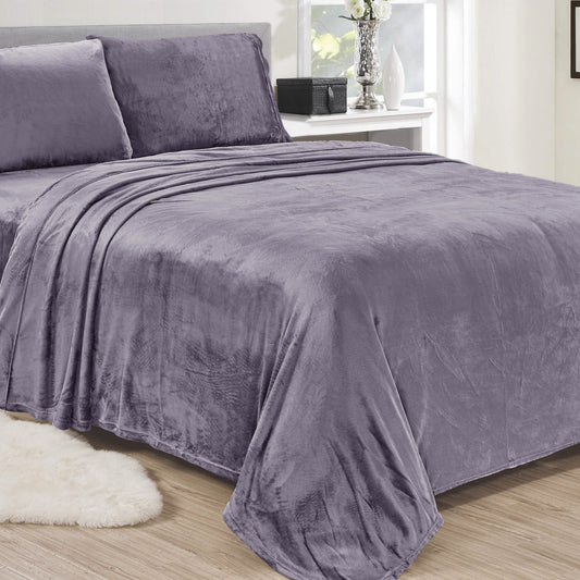 Noble House Lavana Microplush Sheet Set