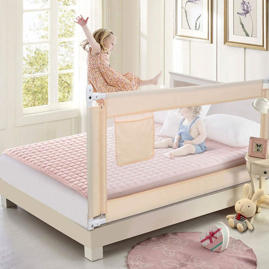 Odoland 70in Foldable Baby Toddler Safety Bed Rail Anti Falling Guard