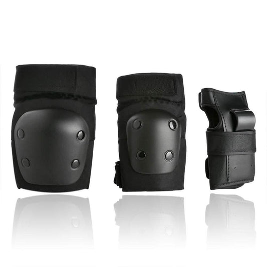 Odoland Knee and Elbow Waist Pads for Cycling, Skating, Mini Biking Riding Adjustable Size