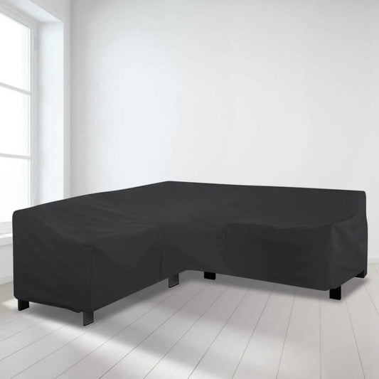Outdoor L Shape Sofa Covers Water Resistant