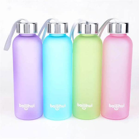 Outdoor Sports Portable Frosted Water Bottle