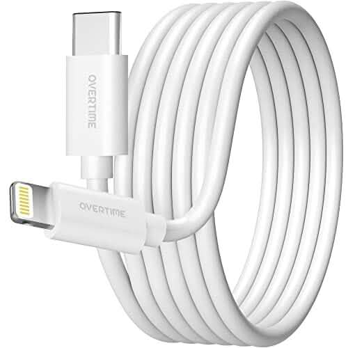 Overtime iPhone MFI Certified 10ft USB-C to Lightning Charging Cable
