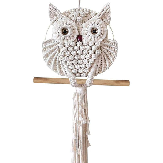 Owl Macrame Home Tapestry Boho Tapestry Wall Hanging