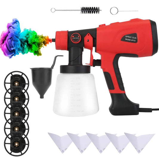 Paint Sprayer HVLP Handheld Painter with 3 Spray Patterns