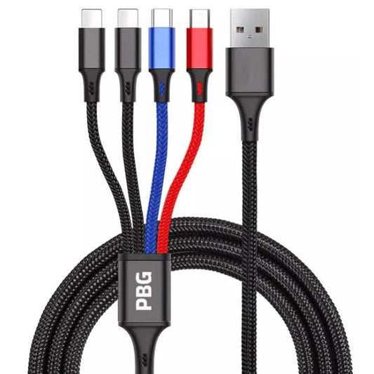 PBG 4-in-1 Cable 3A Nylon Braided