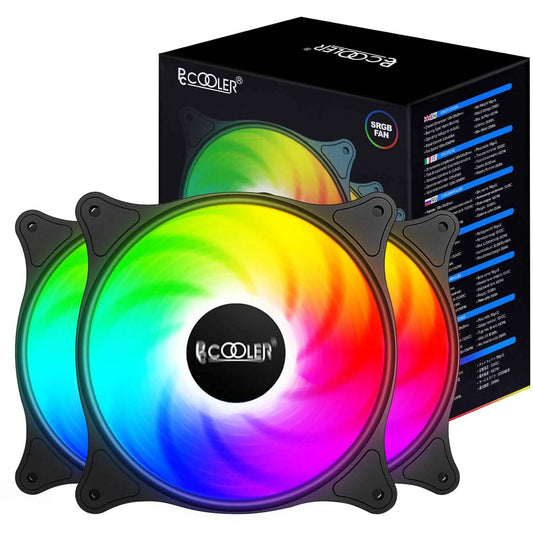 PCCOOLER 120MM Case Fan 3 Pack FX120 High Performance Cooling PC Fans  (Refurbished)
