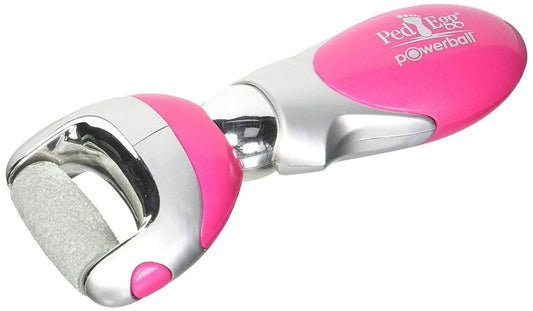 PedEgg Powerball - Pedicure Foot File, Callus Remover with Bonus Nail Clipper