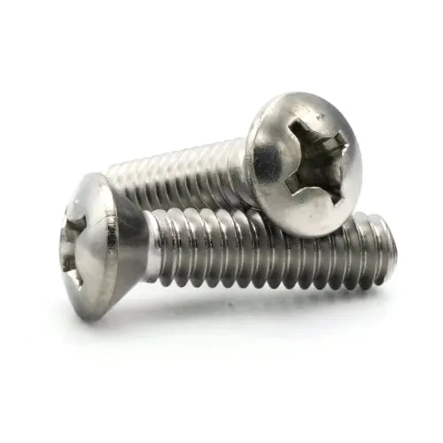5/16-18X4 Phillips Oval Head M/S 18-8 SS-Stainless Steel- 10 Pack