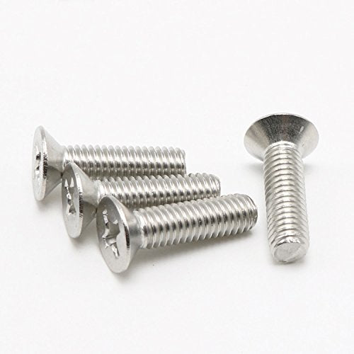 M6-1X10 PHILLIPS FLAT HEAD M/S DIN 965 18-8 SS-50 Pack