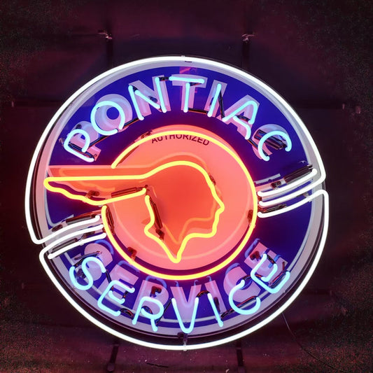 Pontiac Service Neon Signs