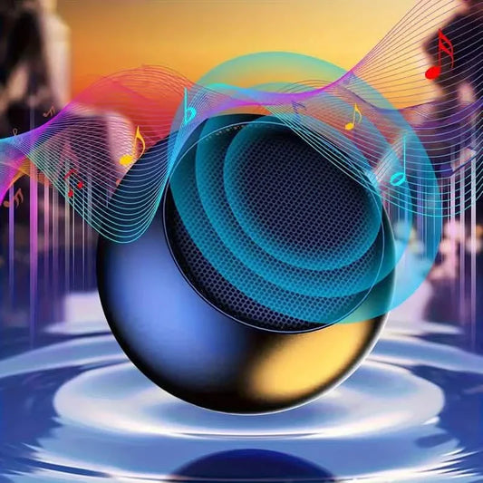 Portable Wireless Mini Speaker with Built-in Microphone and Hands-Free Calling