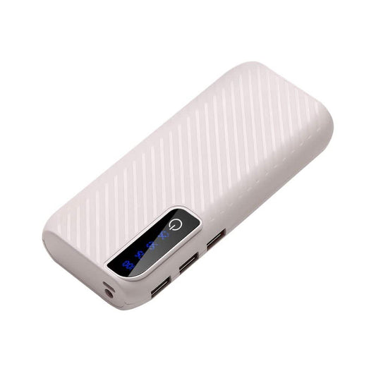 Power Bank With 3 USB Ports and Flashlight