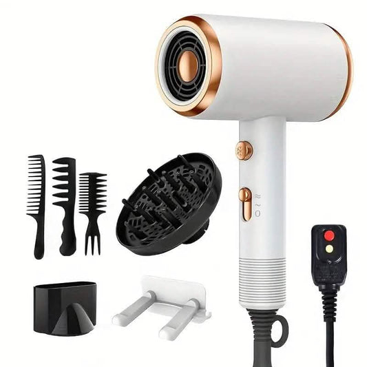 Powerful Ionic Hair Dryer with Diffuser