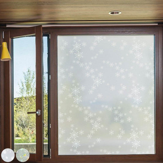Privacy Window Film Sun Blocking Non-Adhesive Anti UV Window Sticker - Assorted Styles