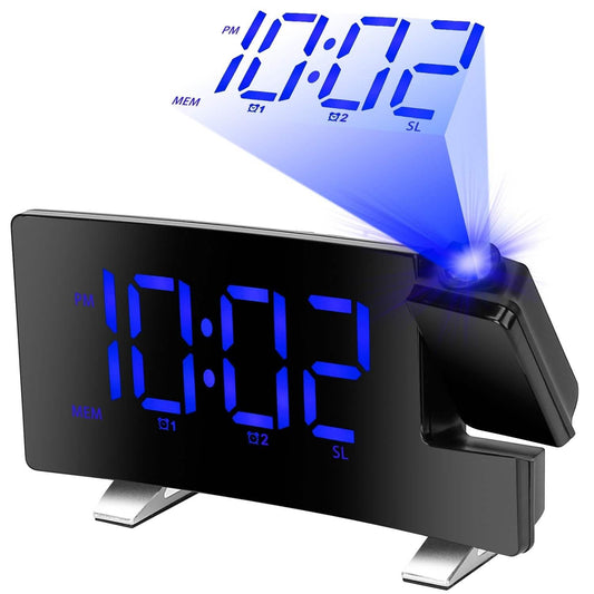 Projection Alarm Clock with Radio