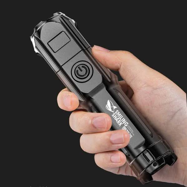 Super Bright ABS Strong Light Focusing Led Flashlight