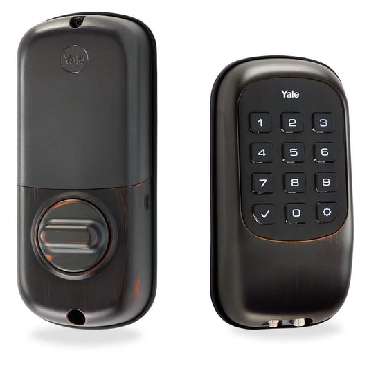 Yale YRD110ZW0BP Push Button Deadbolt Lock B1L YRD110-ZW-US with Z-Wave
